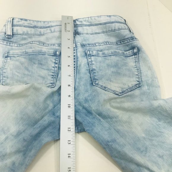 Mudd Girl's Size 16 Cuffed Short Denim Blue Jean Preowned - Picture 11 of 11